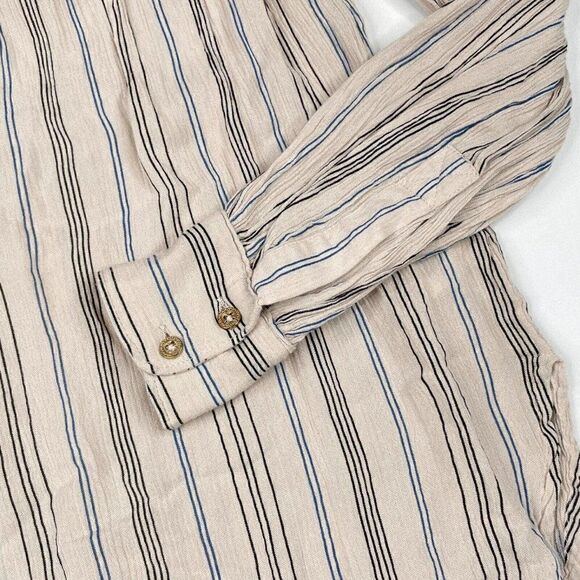 Anthropologie Floreat Norfolk Striped Embroidered Blouse - Picture 9 of 10